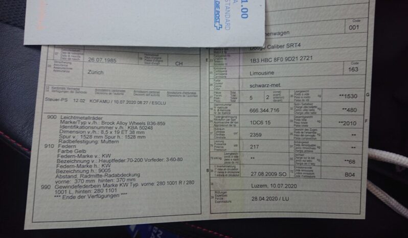 Dodge Caliber 2.4 SRT4 voll