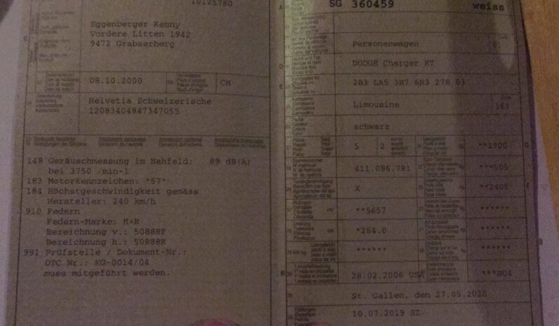 Dodge Charger R/T (Preis VB) voll