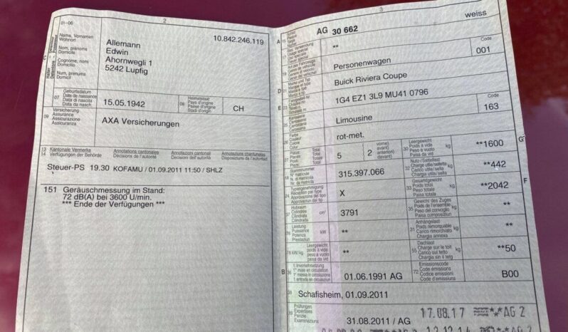 Buick Riviera Coupe voll