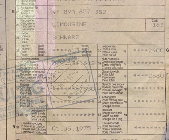 Lincoln Continental voll