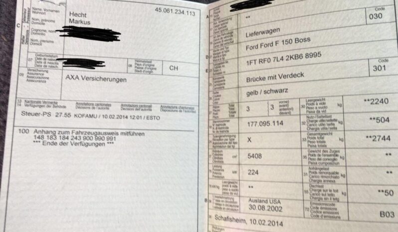 Ford Ford F 150 Boss voll