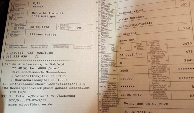 Dodge Durango Crew voll