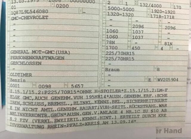 Chevrolet Camaro Z28 voll