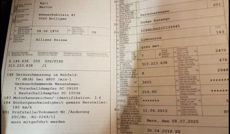 Dodge Durango Crew voll