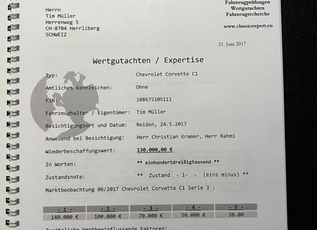 Chevrolet Corvette C1 voll