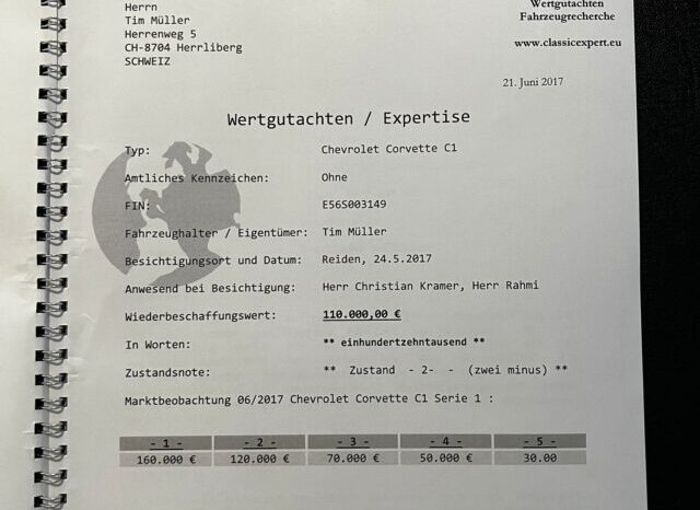 Chevrolet Corvette C1 voll