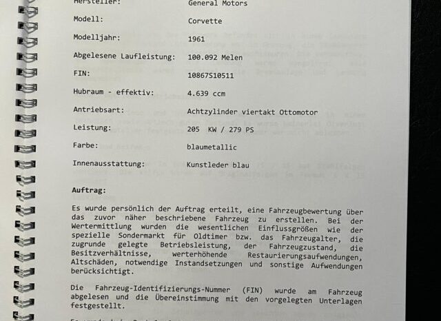 Chevrolet Corvette C1 voll