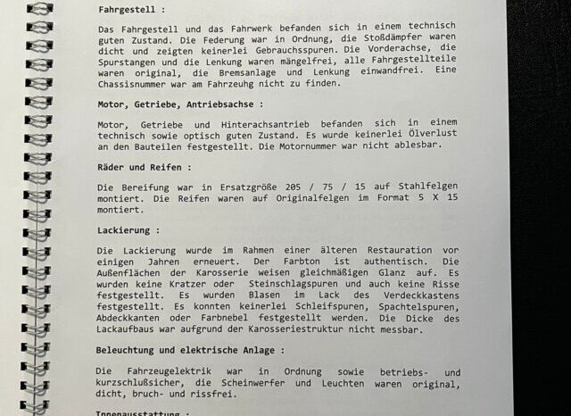 Chevrolet Corvette C1 voll